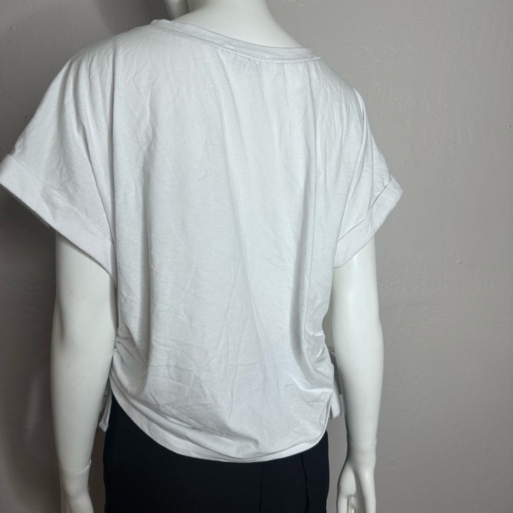 White Short Sleeve T-Shirt - Picture 3 of 5